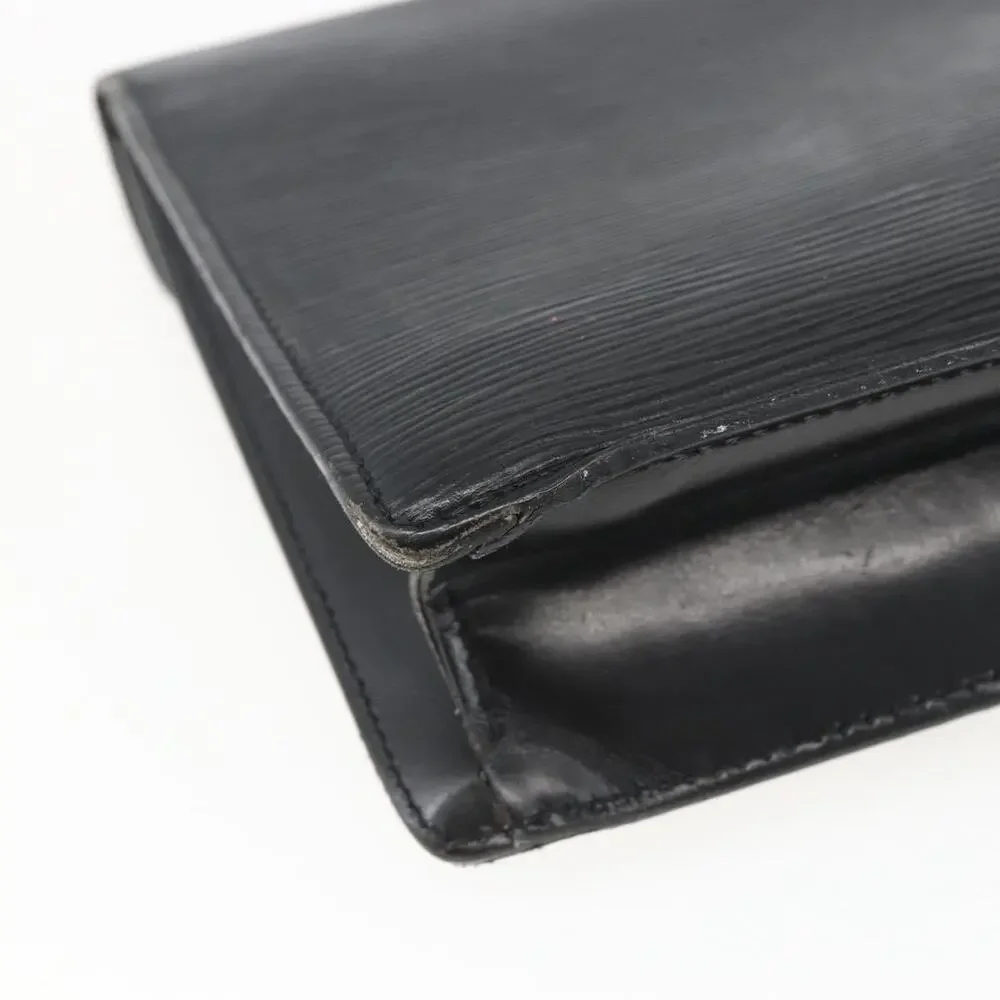 Louis Vuitton Epi Serie Dragonne Clutch Bag Black Noir